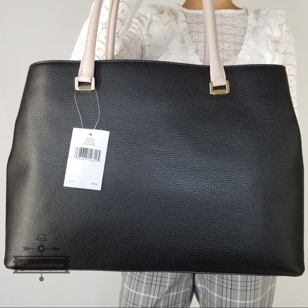 Kate spade Maryanne Henderson Satchel Black Bow - Picture 6 of 8